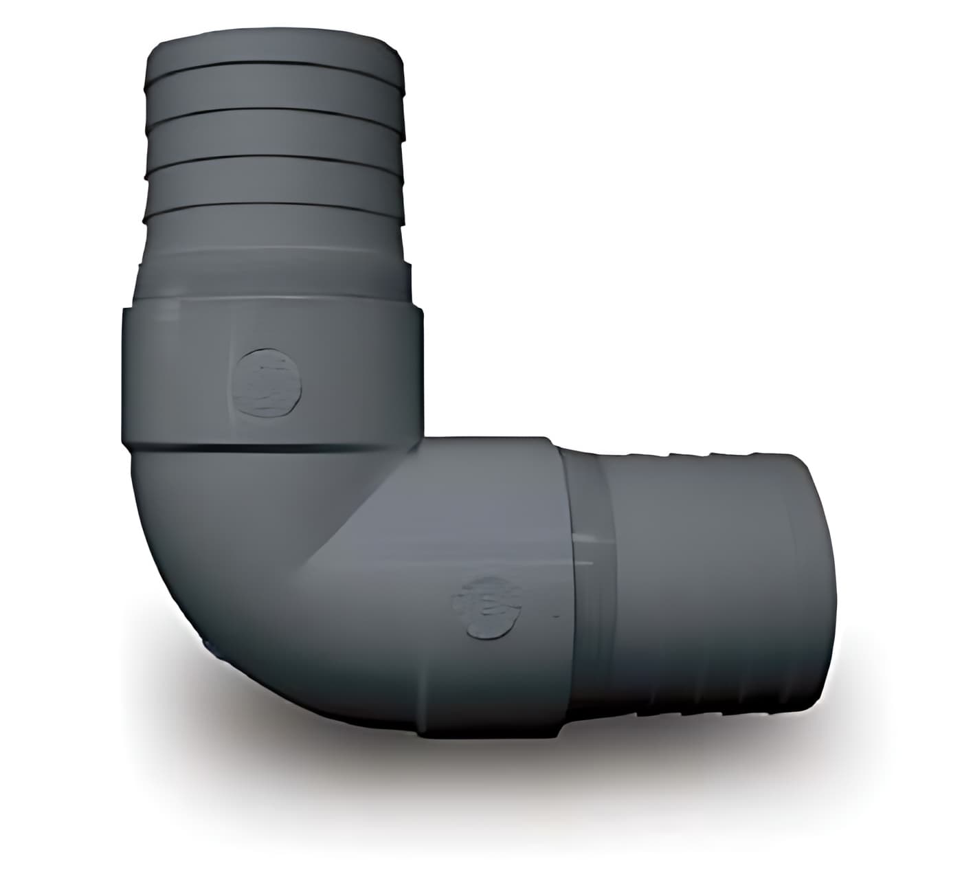 Lay flat insert elbow