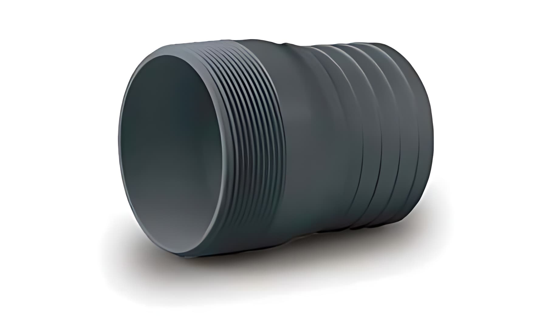 Lay flat insert male threaded adapters