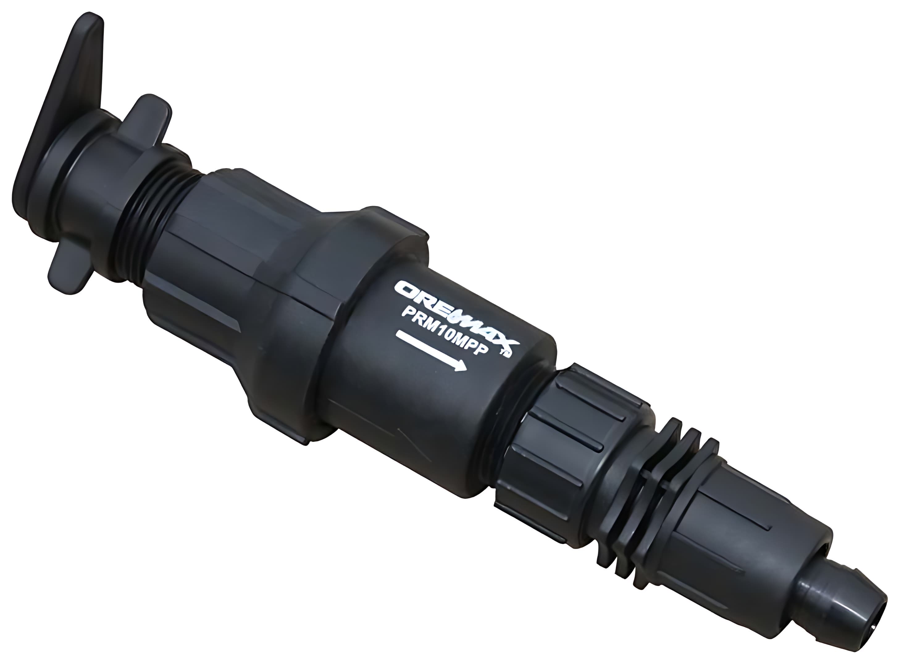 Lay flat x hose pressure regulator with fittings